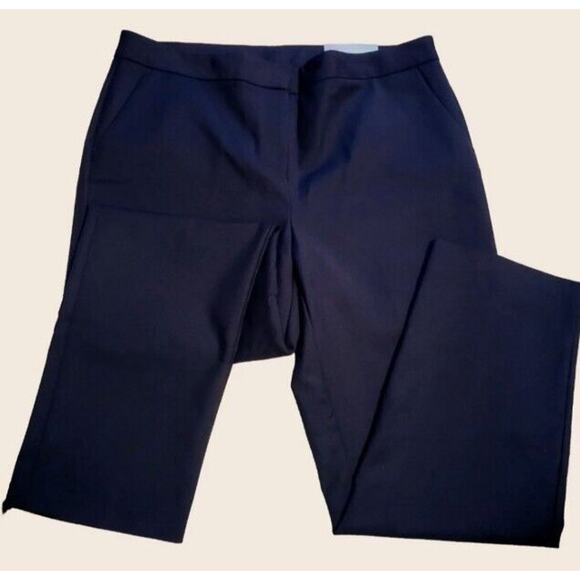 Chico's Black Ankle Flex Waist Band Trousers Pants Slacks Womens size 12R NWT - Picture 1 of 7